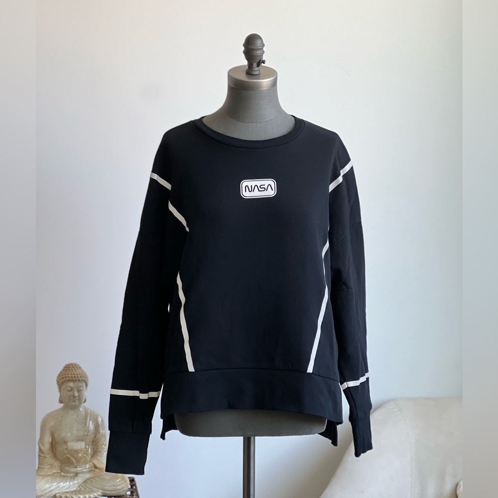 Reflective NASA Crewneck Sweatshirt EUC